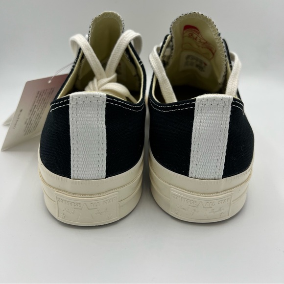 NWB Converse Chuck Taylor All-Star 70s Ox Comme des Garcons PLAY Black Sneakers - Picture 5 of 8